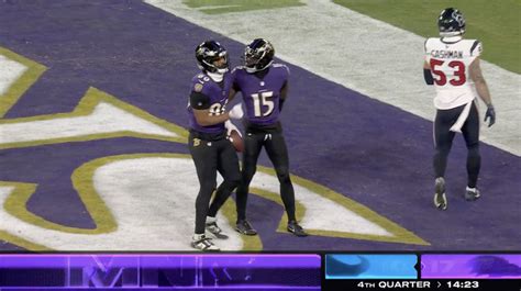 Video Ravens TE Does Best Randy Moss Impression With Big TD Grab The