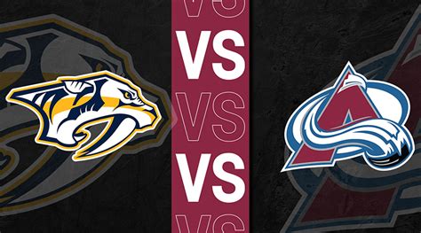 Nashville Predators Vs Colorado Avalanche Betting Odds