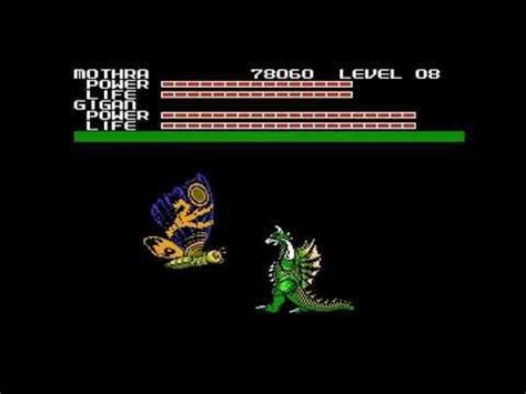 Godzilla Monster of Monsters (NES) All Bosses : GODZILLA