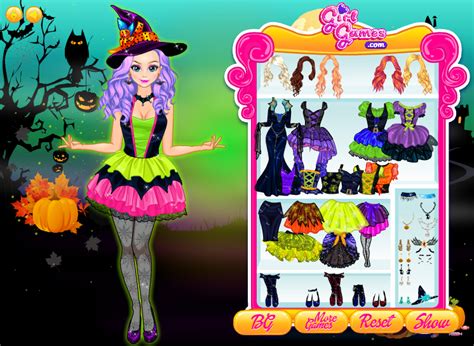 Cute Witch Dress Up - Play Online on Flash Museum 🕹️