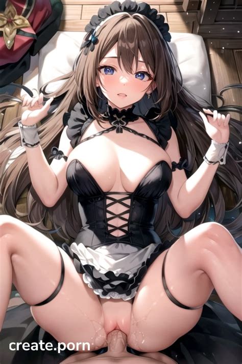 Missionary Palace French Maid AI Porn