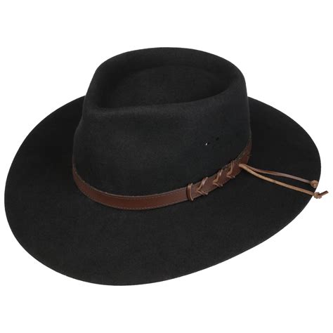 Big Australian Traveller Wool Hat by Statesman - £84.95