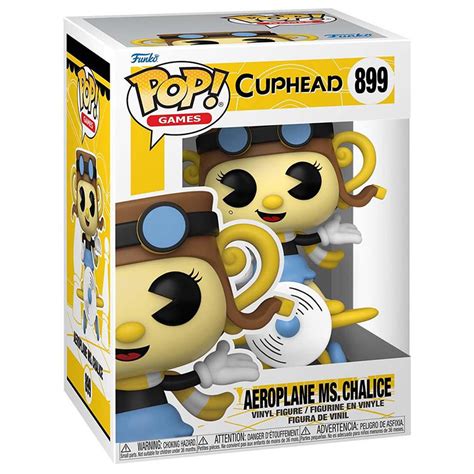 Figurine Pop Aeroplane Ms Chalice Cuphead 899 Pas Cher Figurine Pop