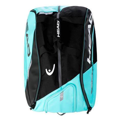 Buy Head Tour Team Padel Monstercombi Padel Racket Bag Black Turquoise