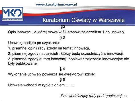 Kontekst prawny innowacyjnej działalności nauczyciela ppt pobierz