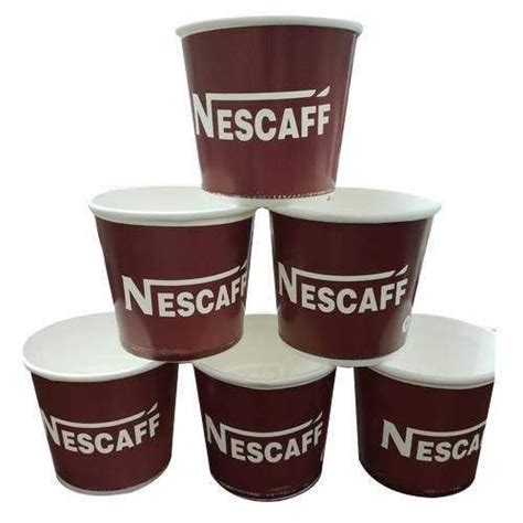 Brown 60 ML Nescafe Disposable Paper Tea Cup For Event Rs 0 20 Piece