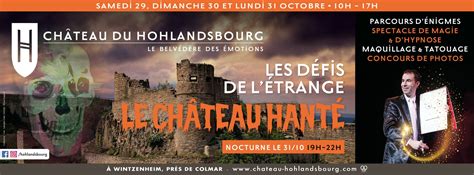 Halloween au château du Hohlandsbourg Châteaux Forts Alsace