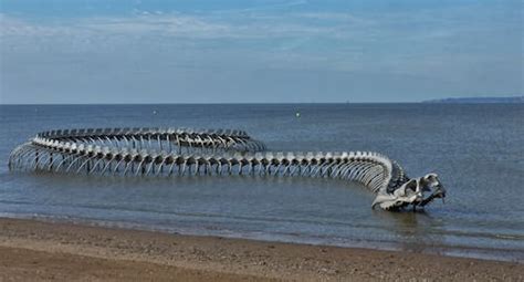 The Presurfer: A Giant Twisting Serpent Skeleton Emerges From The Loire ...