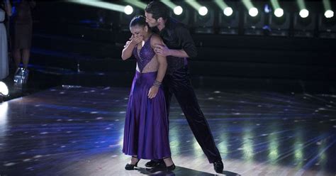 Laurie Hernandez Dancing The Foxtrot Dwts Season 23 Video Popsugar