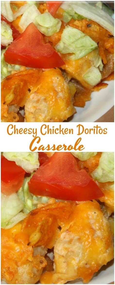 Easy Cheesy Chicken Doritos Taco Casserole