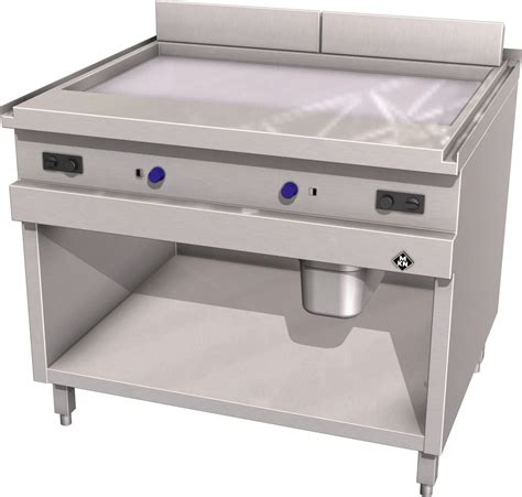 MKN Gas Griddleplatte glatt Optima 850 Bratfläche 900 x 545 mm bei