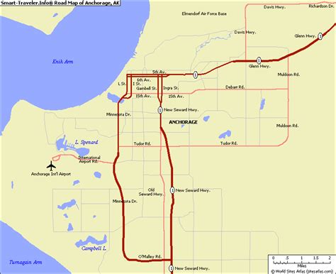 Anchorage Map Political Regional | United Kingdom Map Regional City ...