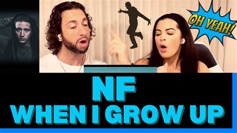 First Time Hearing Nf Reaction Video When I Grow Up Should We Dive