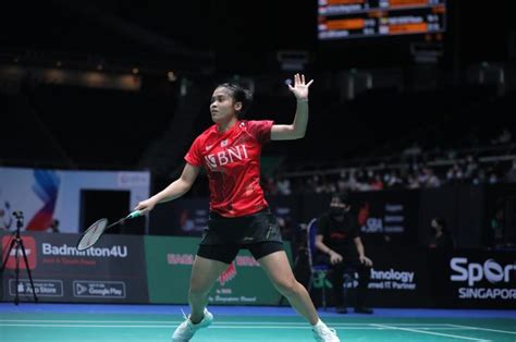 Hasil Singapore Open Gregoria Tumbang Tunggal Putri Indonesia