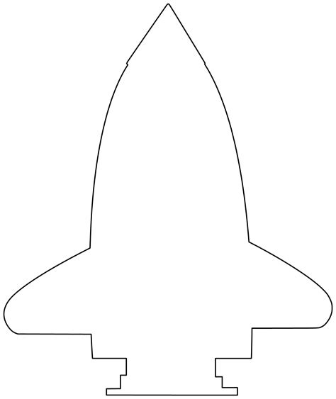 Shape of Rocket | Free Printable Papercraft Templates