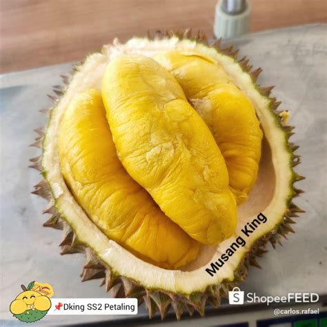 4H Delivery Musang King Grade AAA Fresh Durian Pulp 300g 400g 500g