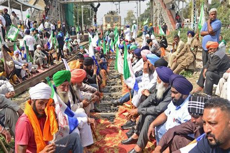 Train Traffic Affected As Protesting Farmers Resort To Rail Roko In