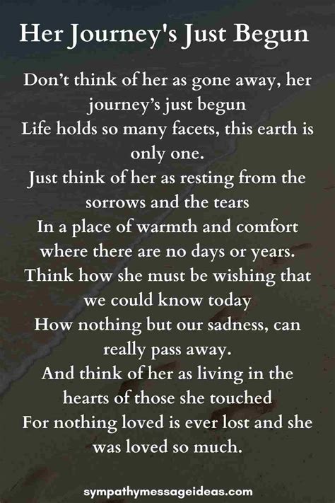 The 43 Most Touching Funeral Poems For Moms Sympathy Card Messages