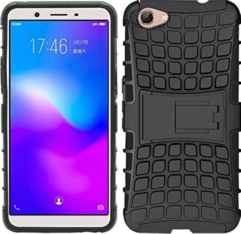 Smartlike Vivo Y Hard Rugged Armor Dazzle Hybrid Rubber Bumper Back