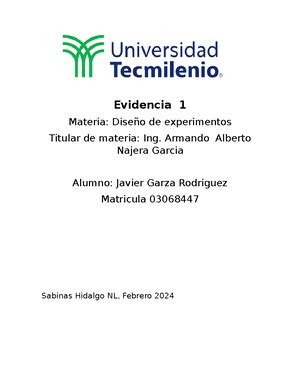 Avance De Evidencia Actividad De Dise O De Sistemas De Manufactura