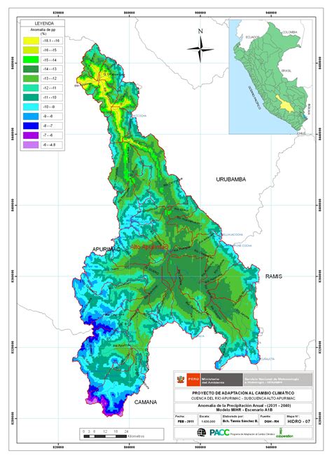 Anomal A De La Precipitaci N Anual Modelo Mihr