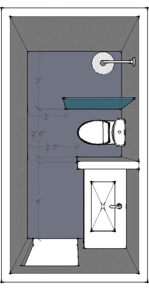 5 X 10 Bathroom Layout Help Welcome