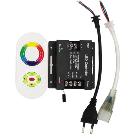 Контроллер 220V NEON RGB 10х20 - AC-6 (1500W; RF; 28K)