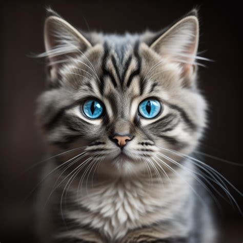 Premium Photo | Blue eye cat