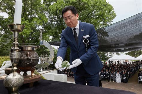 아산시 제68회 현충일 추념식 거행“순국선열과 호국영령의 고귀한 희생과 헌신 기억해야”