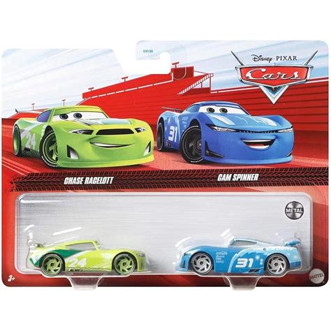 Disney Pixar Cars: Chase Racelott & Cam Spinner Diecast 2-Pack ...