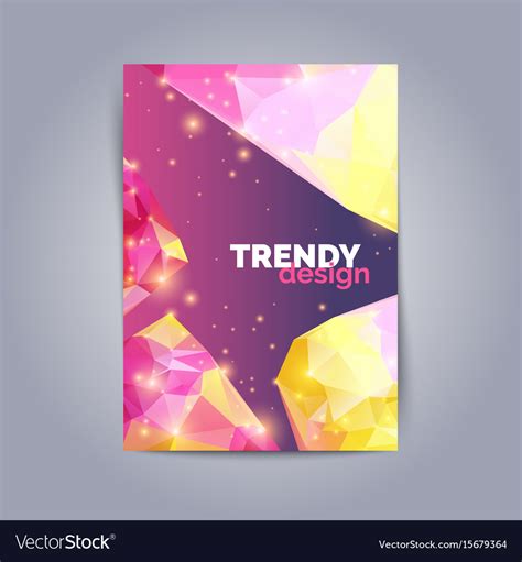 Futuristic design posters future geometric design Vector Image