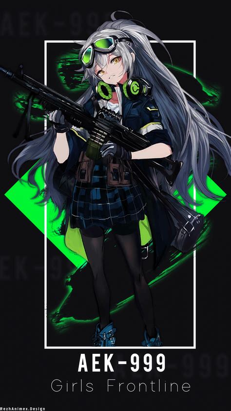 AEK -999 | Wallpaper Android ( Girls Frontline ) by AchzatrafScarlet on ...