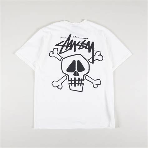 A Short Sleeved Tee From Stussy Made From 100 Cotton With Ribbed Neck