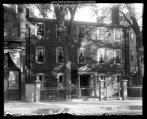 Wadsworth Longfellow House Portland Maine Memory Network