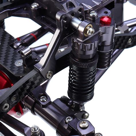 Cnc Aluminum Metal Carbon Frame Body For 1 10 Crawler Axial Scx10 Rc Car Chassis 313mm Wheelbase