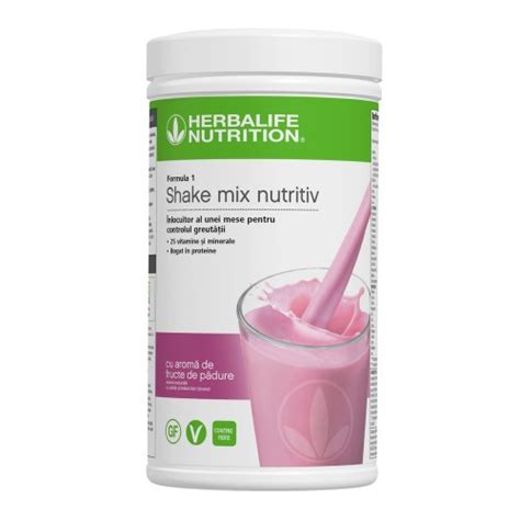 Formula 1 Shake Mix Nutritiv Fructe De Padure 550g Cura De Slabire