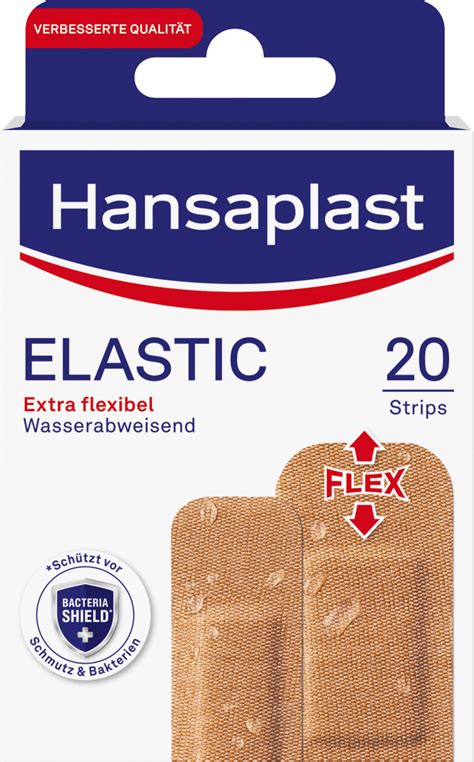 Hansaplast Pflaster Elastic Strips 20 St dauerhaft günstig online