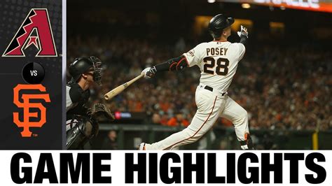 D Backs Vs Giants Game Highlights 93021 Mlb Highlights Youtube