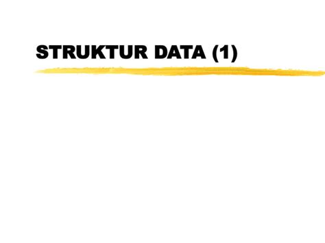 Tipe Data Terstruktur Materi Struktur Data Ppt