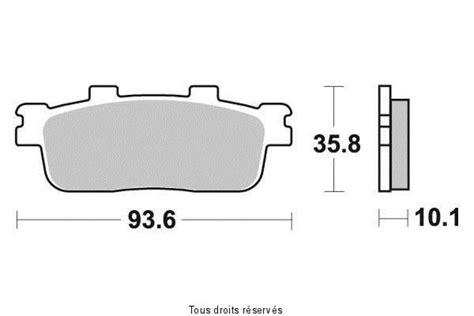 Plaquette De Frein Tecnium Pour Scooter Kymco Grand Dink Neuf