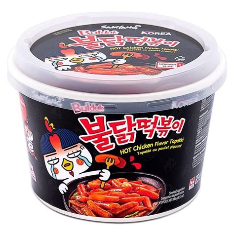 Samyang Buldak Hot Chicken Flavour Topokki 185 G Chicken Flavors