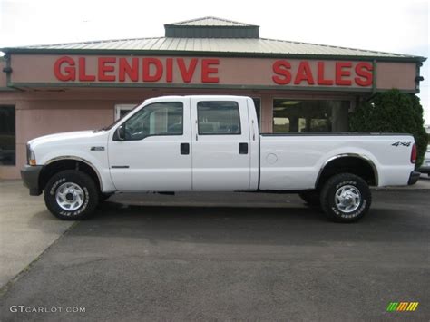 2003 Oxford White Ford F350 Super Duty Xl Crew Cab 4x4 65307330 Photo