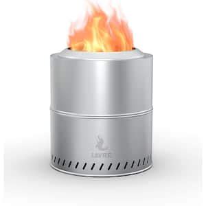 Amucolo In Portable Fire Pit Stainless Steel Smokeless Fire Pit