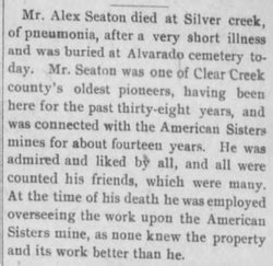 Alexander Seaton Find A Grave Memorial