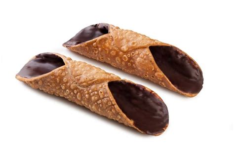 Cannoli Siciliani Large Cannoli Chocolate Shells Box 100 Pieces