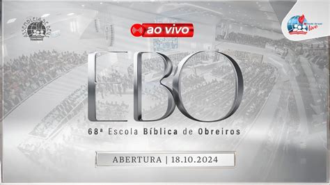 Abertura Da Escola B Blica De Obreiros Ieadpe Youtube