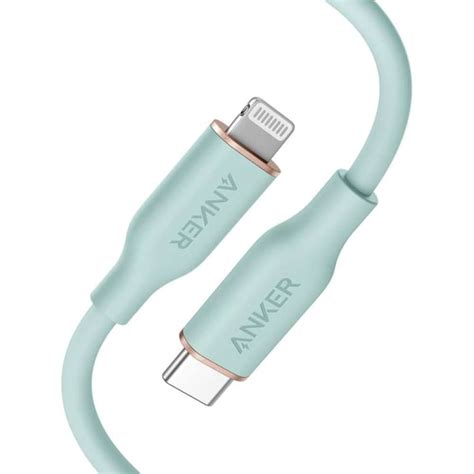 Anker Powerline Iii Flow Usb C With Lightning Connector Ft Green