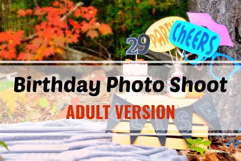 Birthday Photo Shoot Adult Version