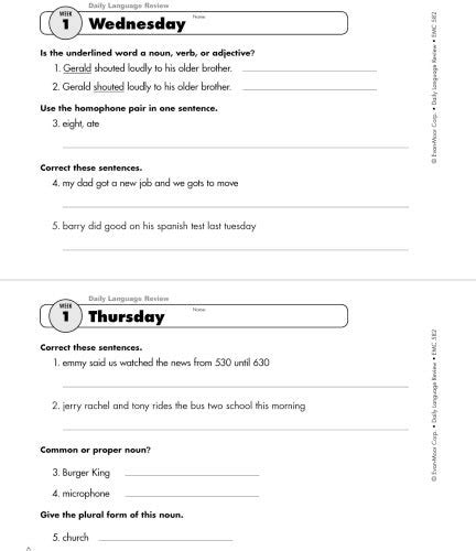 Evan Moor Daily Language Review Grade 5 EMC583 SupplyMe