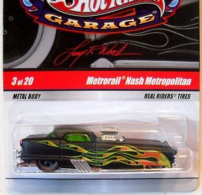 2009 Hot Wheels LARRY S GARAGE 3 METRORAIL NASH METROPOLITAN FLAT BLACK EBay